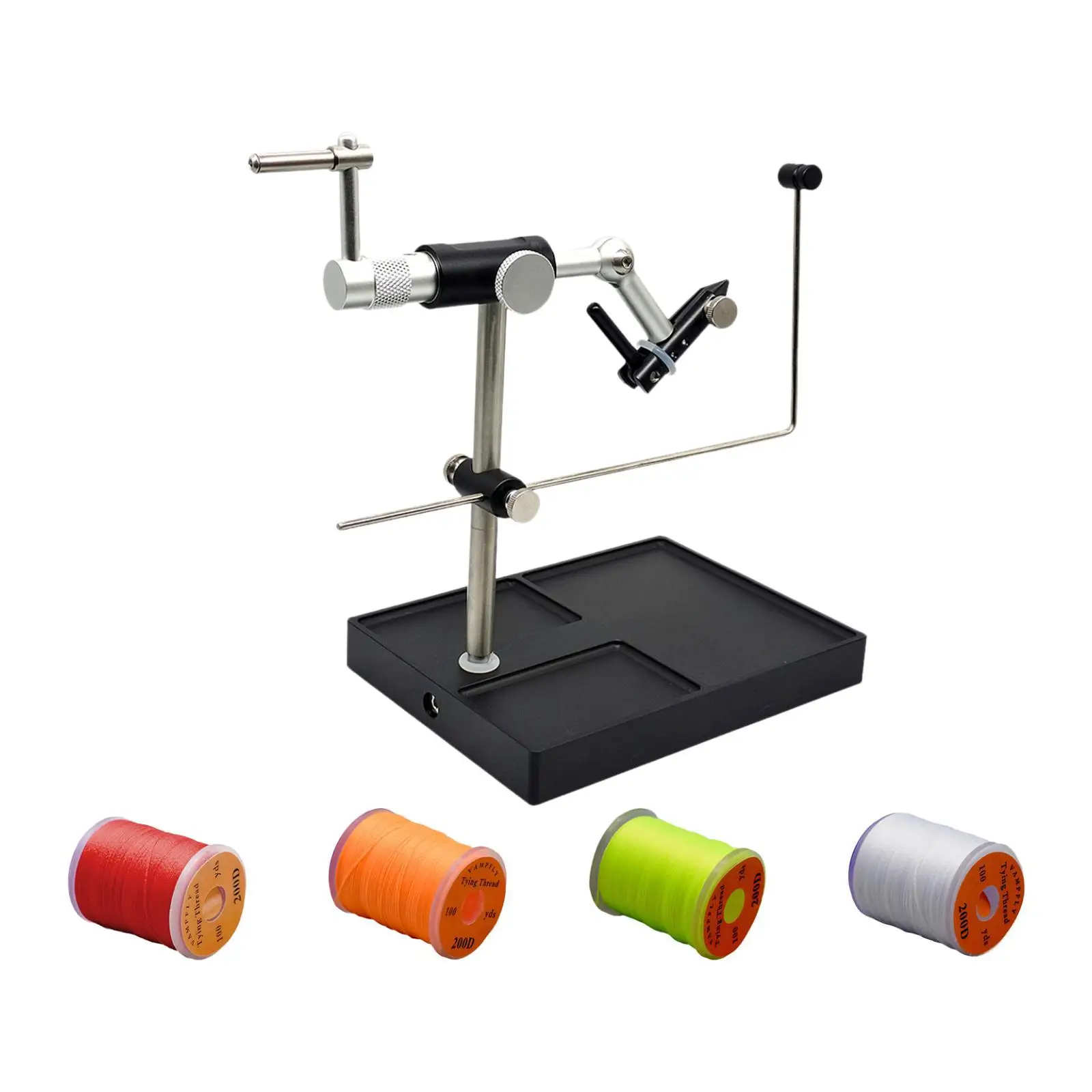 

Fly Tying Vise with Pedestal Base with Tying Thread Fishing Fly Tying Tool