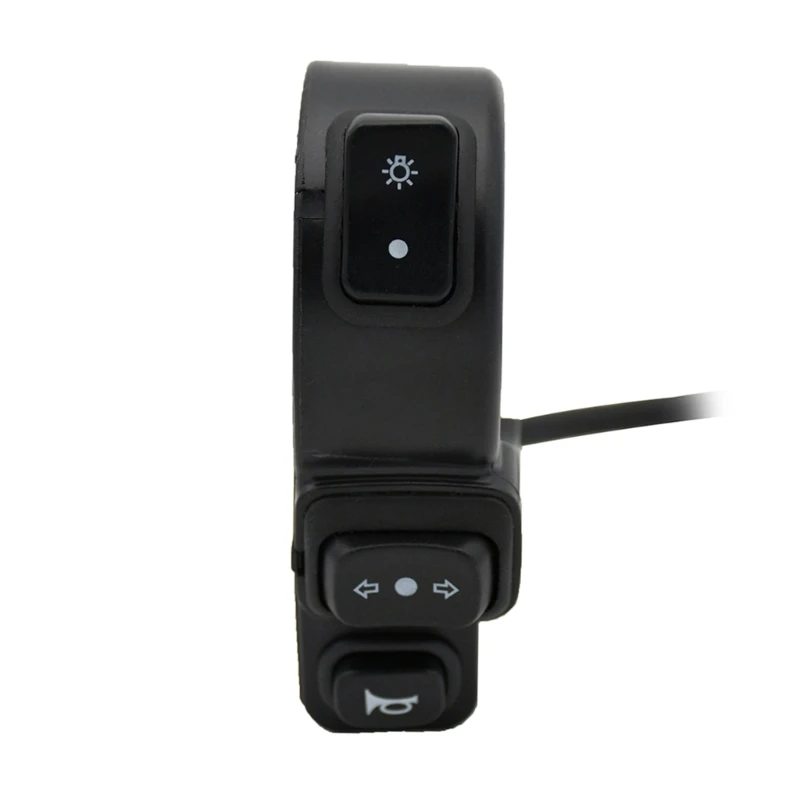 دراجة نارية رئيس ضوء بدوره التبديل دراجة نارية المصباح القرن تشغيل/إيقاف مفاتيح التحكم 3-in-1 ضوء القرن بدوره التبديل