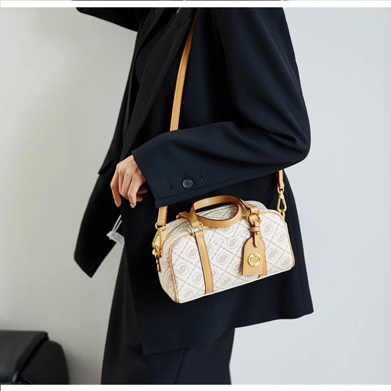 

Роскошная брендовая кожаная женская сумка через плечо, модная популярная классическая элегантная подкладка, элегантная винтажная повседневная сумка в Париже ​