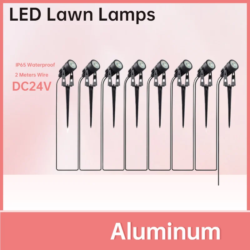 

LED Garden Light Lawn Decorative Lighting 2M Wire Length IP65 DC24V-110V/220V 50W/30W Landscape Spotlight for Outdoor Garden