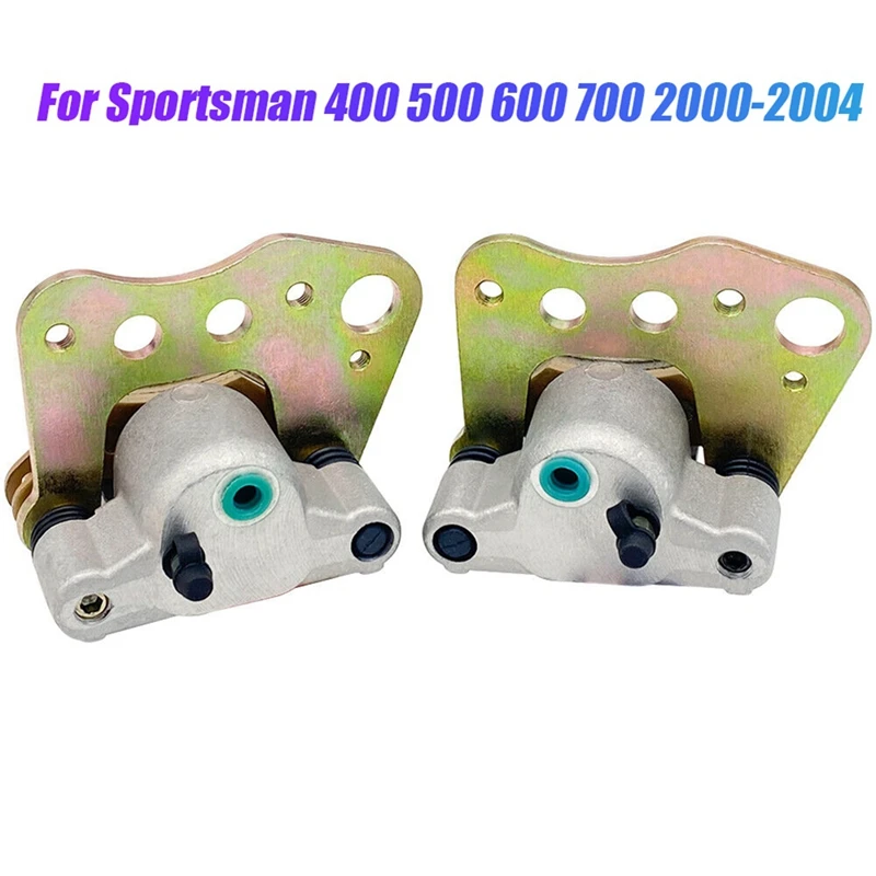 Front Brake Calipers With Pads Accessories Parts For Polaris Sportsman 335 400 500 600 700 4X4 6X6