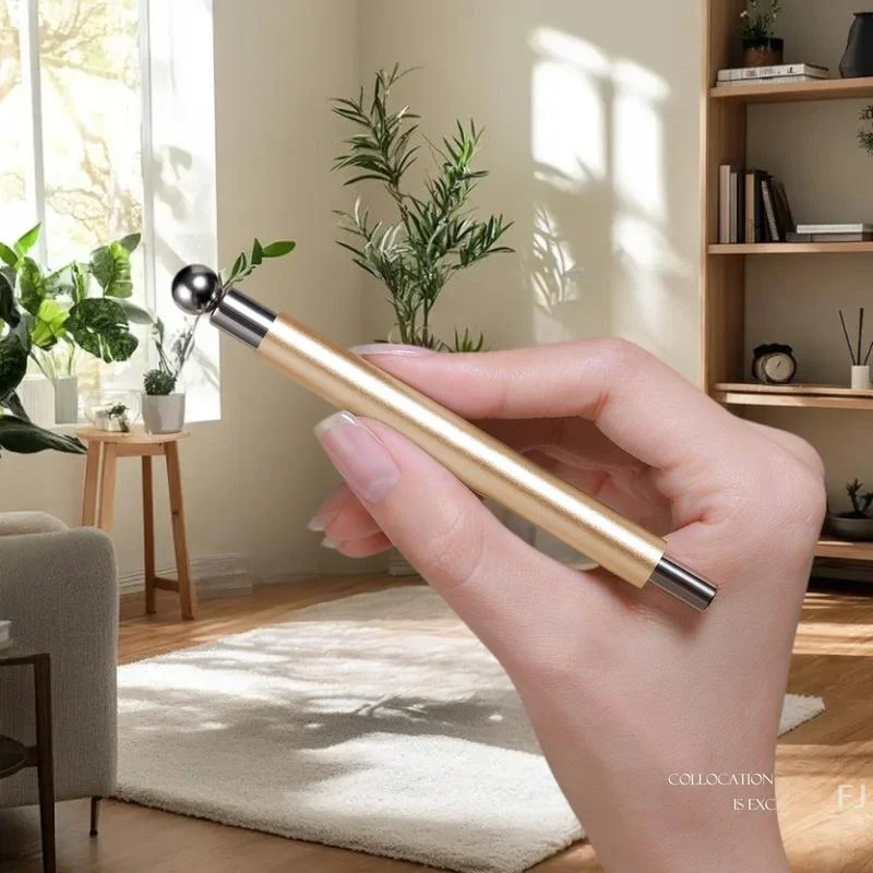 Zylindrischer französischer Magnetstift, doppelköpfiger Katzenaugen-Stil, langlebige runde Stahlkugel, 1 Stück