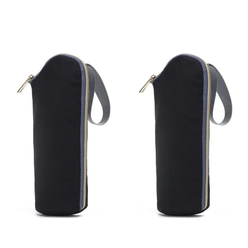 1/2 Uds. Botella de leche para alimentación de bebé, calentador de leche, Bolsa aislante, Bolsa térmica, Botella, Bolsa, Garrafa térmica, soporte para Biberón