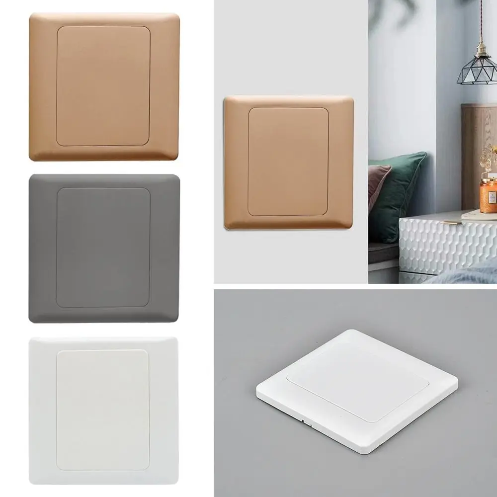 Wall Flange 86 Type Wall Hole Cover Thickened Panel Decor Cover Switch Socket Cover Plate Home Improvement