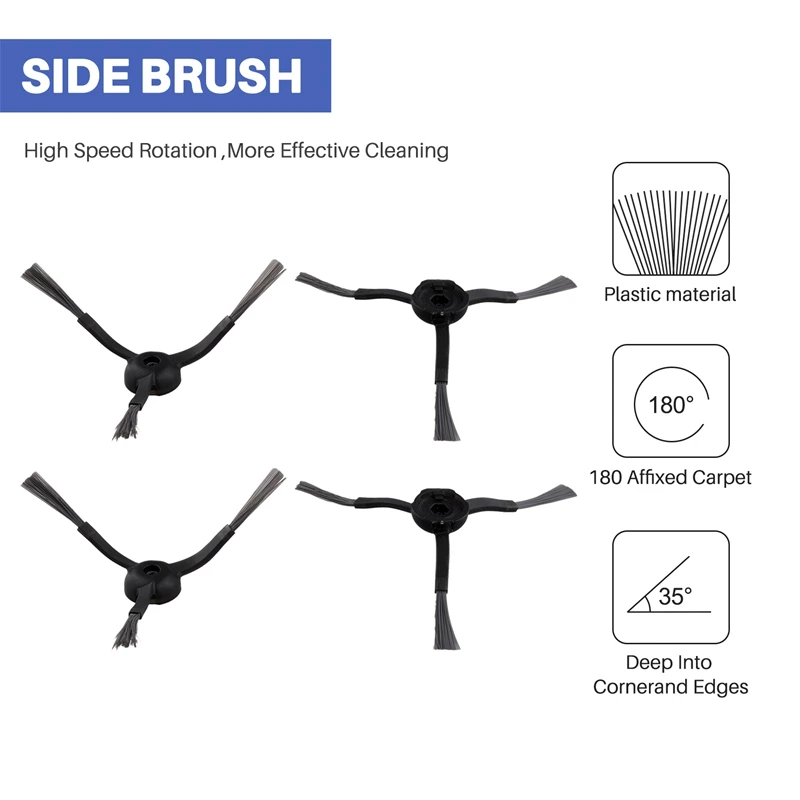 Accessoires de remplacement pour robot AIRROBO T20, brosses latérales HEPA Pound, sacs à poussière, pièces de rechange