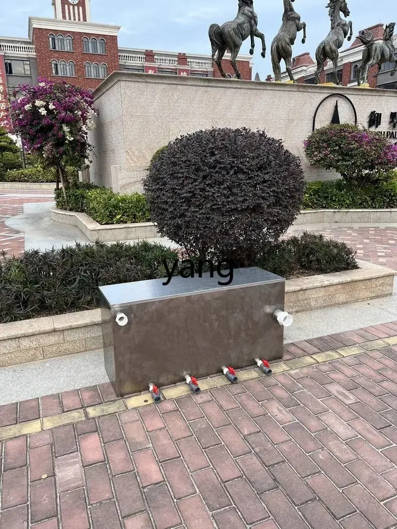 Lmm stainless steel fish pond filter Koi water circulation system filter tank