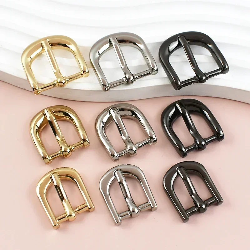 10/20Pcs 14/16/20mm Webbing Strap Metal Buckles Belt Buckle Shoes Pin Clasp Adjust Tri-Glide Slider Hook Meetee Bag Hardware