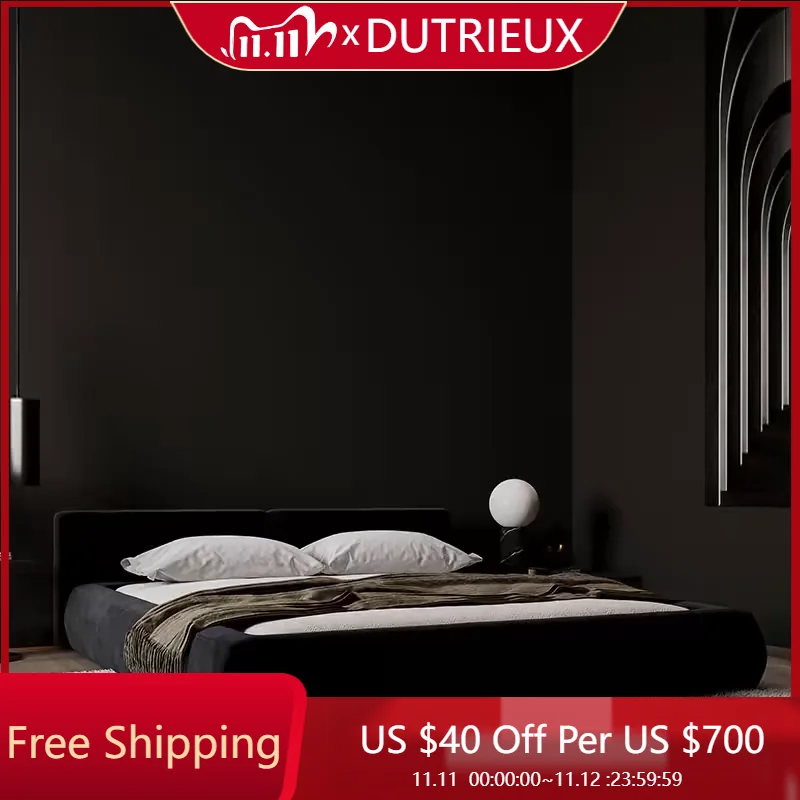 

Tatami Confortable Bed Ltalian Style Luxury Minimalist Fashionable Black Bed Create Design Quality Muebles Bedroom Furniture