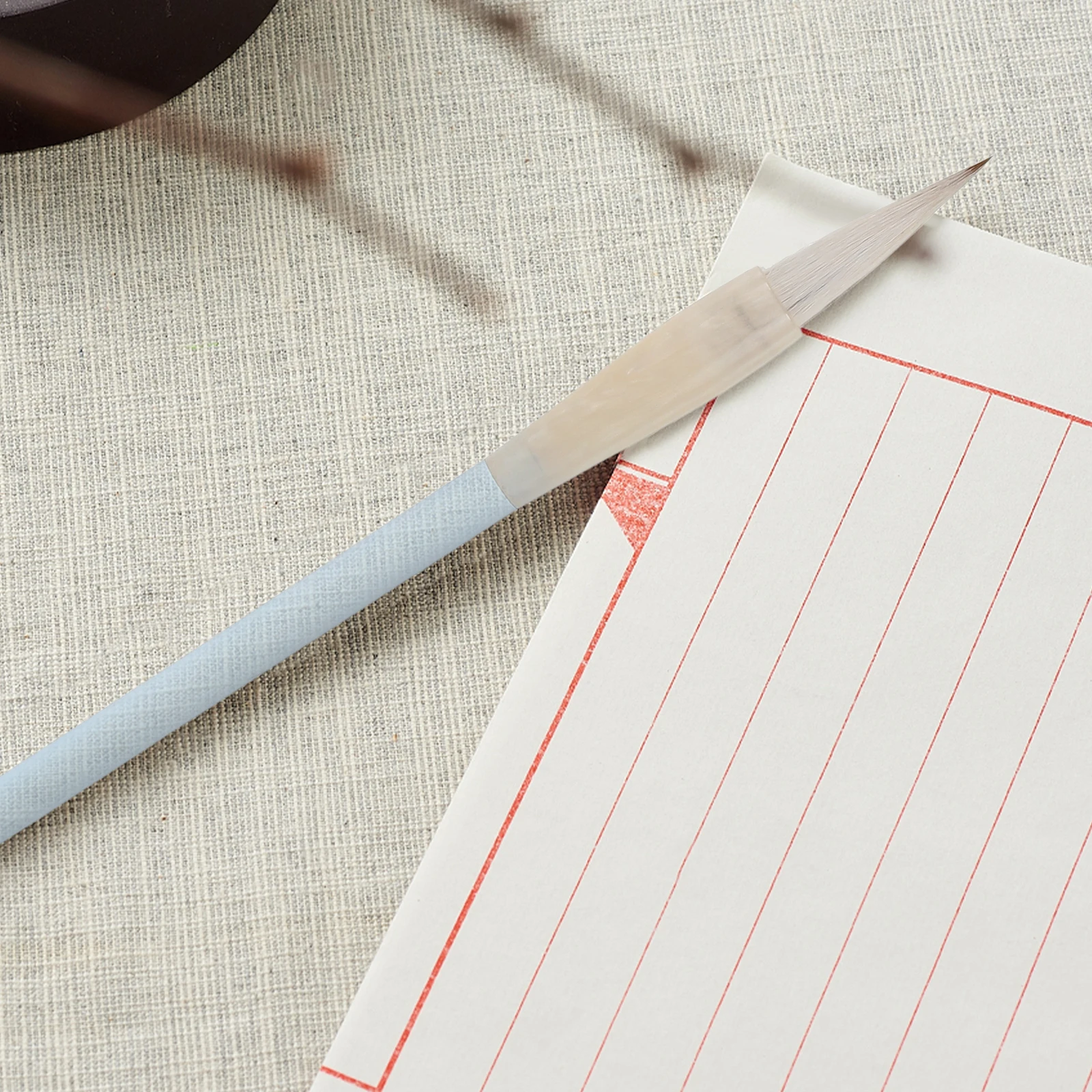 

2Pcs Calligraphy Brush Pen Chinese Soft Flexible Bristles Long Handle Portable Painting Brush for Beginners Practice