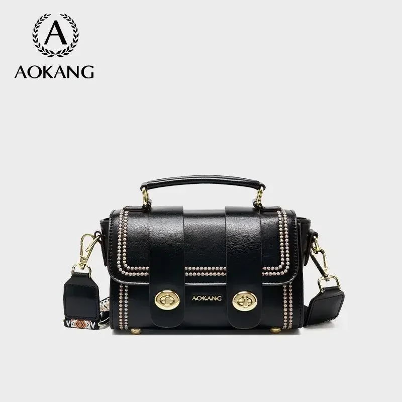 Aokang Tote Bags for Women 2024 New Fashion Handbags Women High Value Versatile Going Out Light Luxury Crossbody Bags for Women