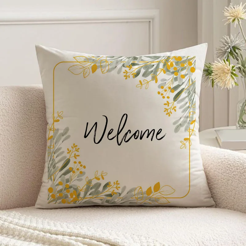 

welcome pillowcase gift for Mother's Day pillow cases party decorations cover 45x45 cushions cover home decor