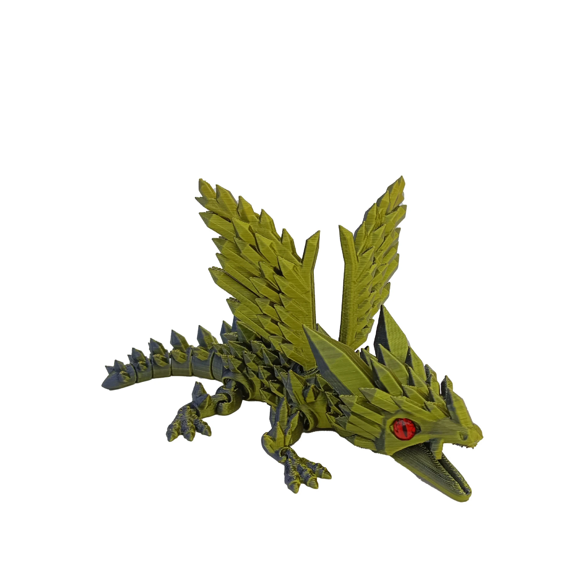 

15CM Creative 3D Printed Dragon Model Articulated Crystal Dragon Multi Color Dragon Figure Toys For Home Office Desk Decoration