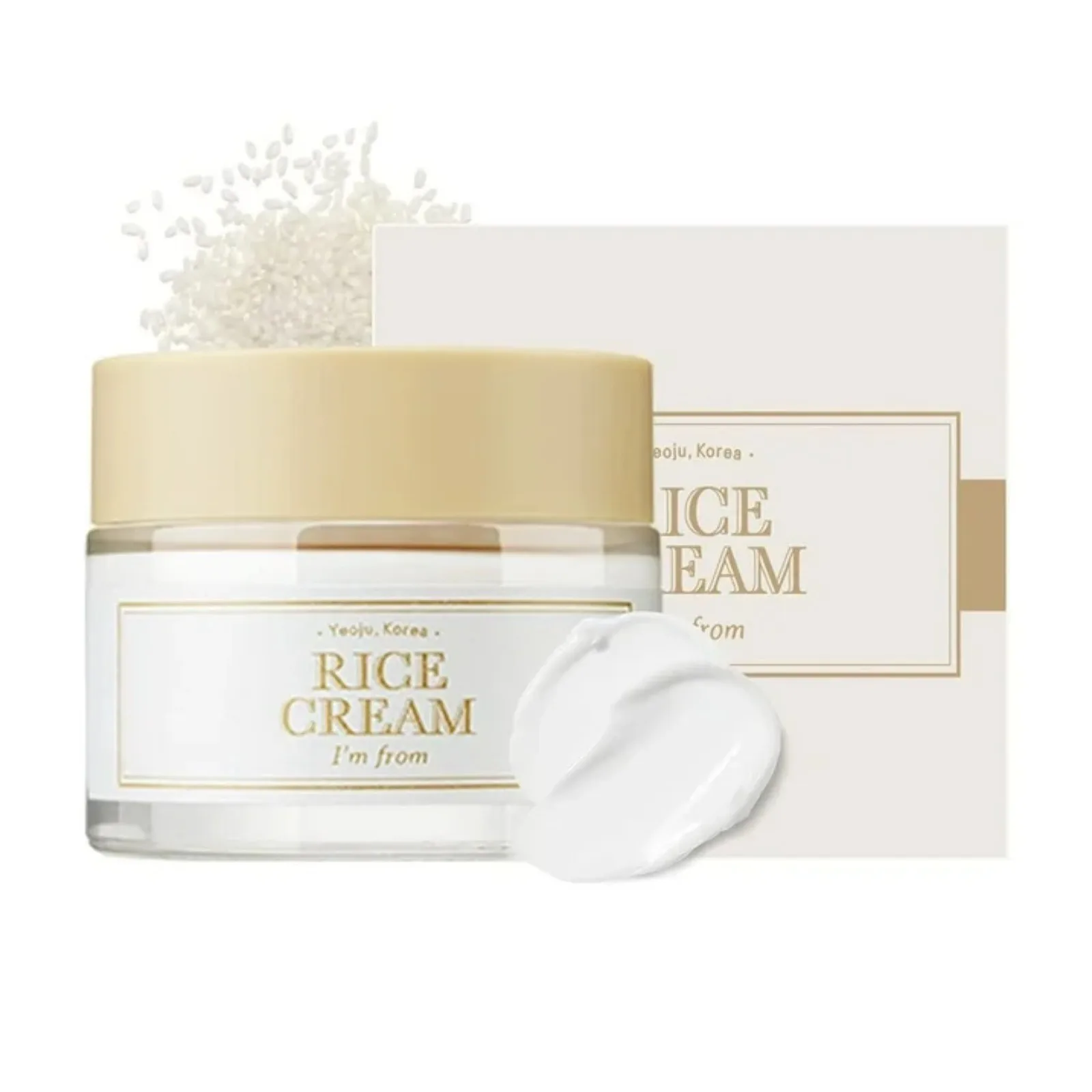 Rice Paste,41% Rice Bran Ceramide,Glowing Look,Improves Moisture Skin Barrier,Nourishes Deeply,Soothing To Even Out Skin Tone