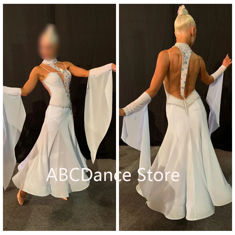 Women ballroom dance dress Standard Dance Dress ballroom dress for Competition modern dance Costume  ABCDance Store