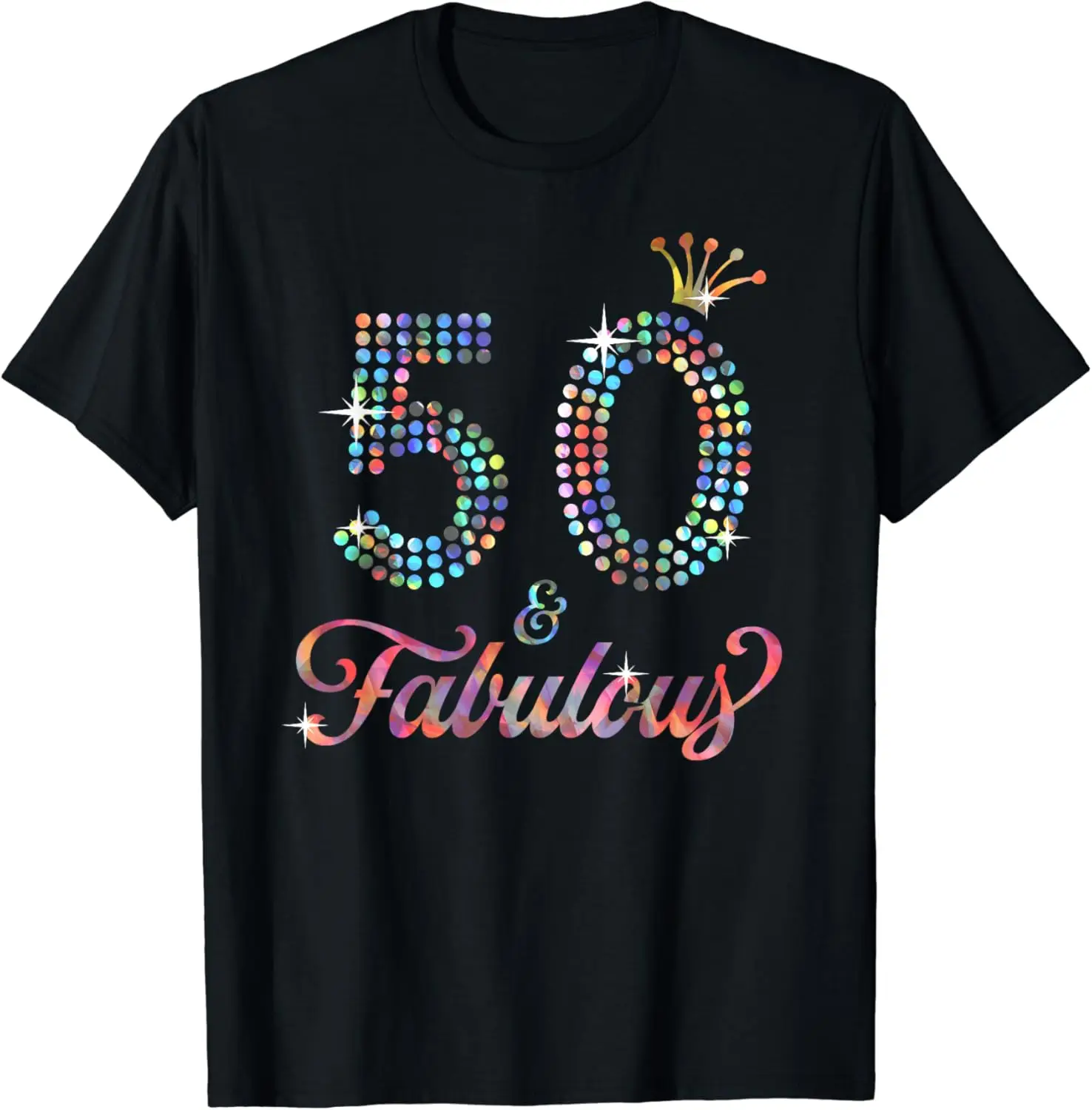 

Womens 50 & Fabulous 50th Celebration For Ladies T-Shirt