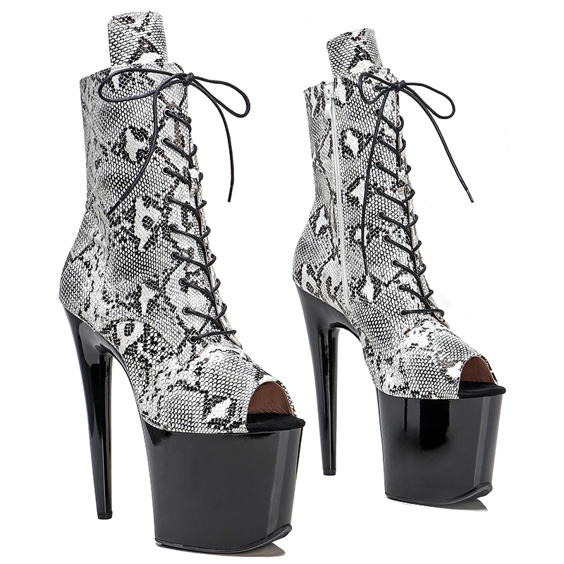 Leecabe stock 20CM/8inches platform Pole Dance boot