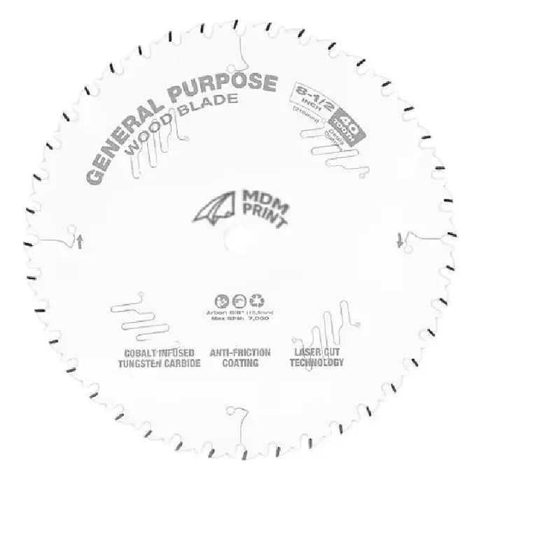 

8-1/2" 40T General Purpose Circular Saw Blade