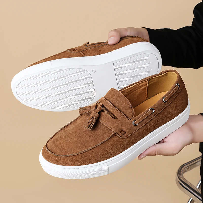 

Мужская деловая вулканизированная обувь в американском стиле, повседневные удобные дышащие модные кроссовки, мужская дорожная обувь для вождения