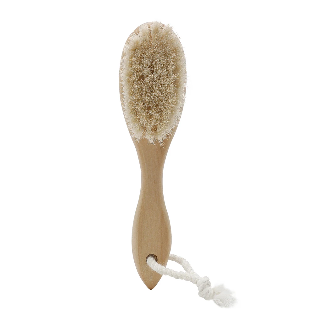 Retro Oil Head Brush Barber Neck Sweep Hair Brush Horse Hair Salon Hairdressing Tool Accessories Cleaning Duster Neck Hair Brush