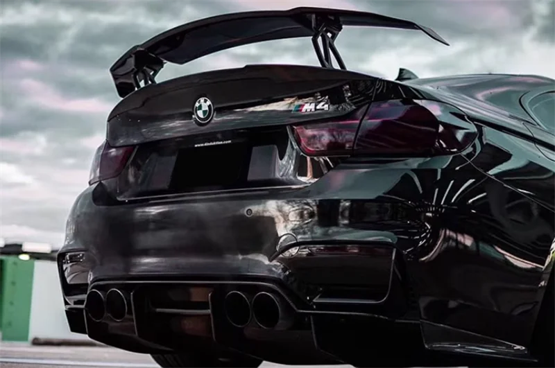 لسيارات BMW M2 M3 M4 M5 طقم سبويلر جناح الذيل من ألياف الكربون الحقيقية