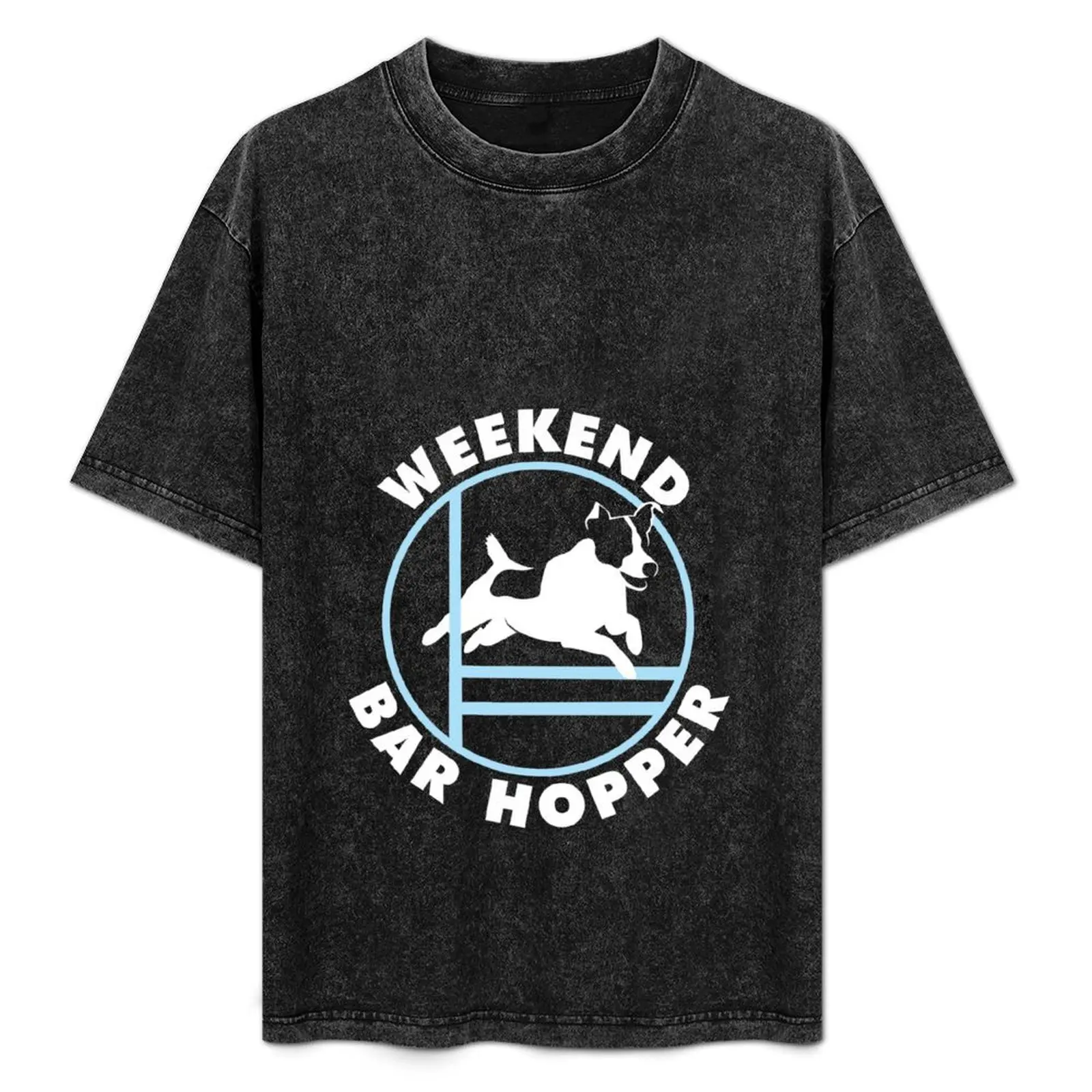 

Weekend Bar Hopper | Russell Terrier Agility Dog | NickerStickers on Redbubble T-Shirt Basic Crew Neck Short Sleeve Top
