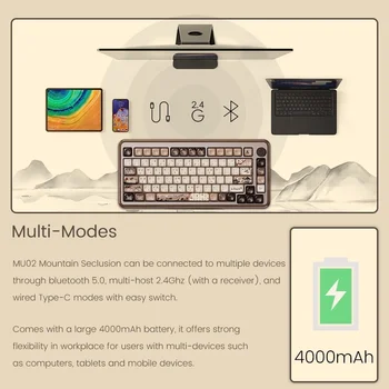 8 best sales लकड़ी का कीबोर्ड - №1