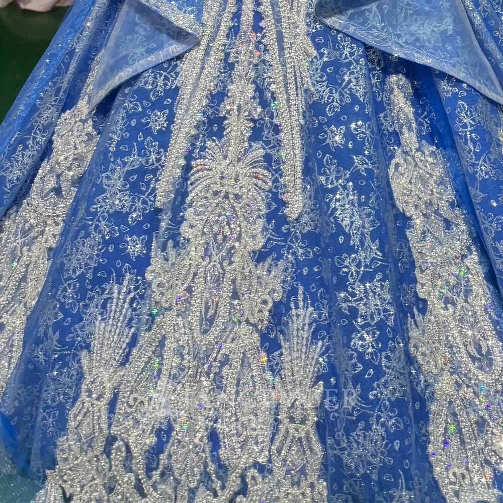 Ball Gown Quinceanera Dresses Long Sleeves Fashion Customized Court Train Princess Bridal Gowns Formal vestidos de 15 quinceañer