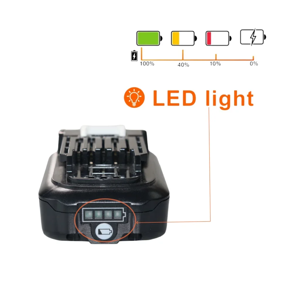 Batería recargable de herramientas eléctricas de iones de litio de 10,8 V y 3000mAh para Makita BL1016 BL1015 BL1041 BL1021 DF331D BL1021B BL1020