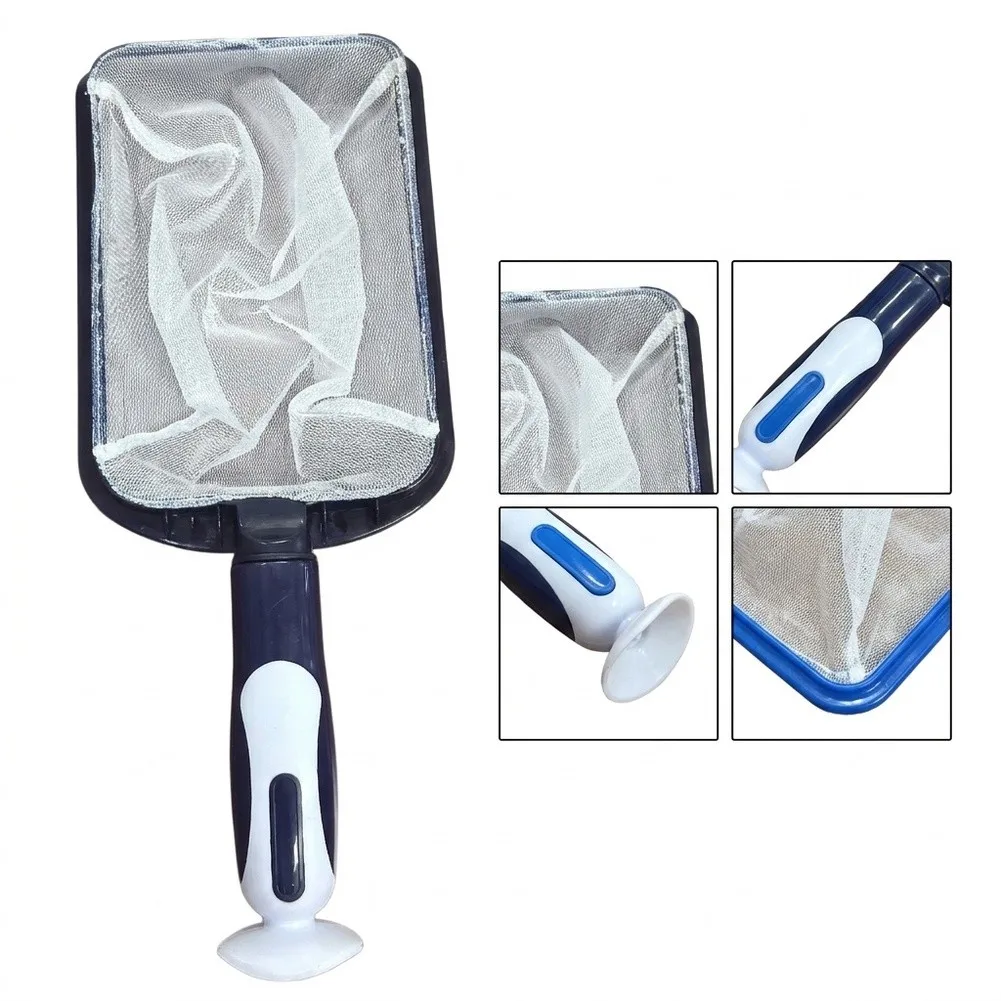 Pond Debris Collector Pool Skimmer Net For Pool Maintenance Compact Design Structure Efficient Filtration Mesh