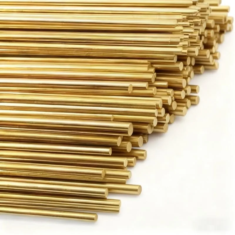 9Pcs d2.5×500mm Brass Rod Kit for Large Factory Repair Base Heavy Industry Workshop Heavy-Duty Supply