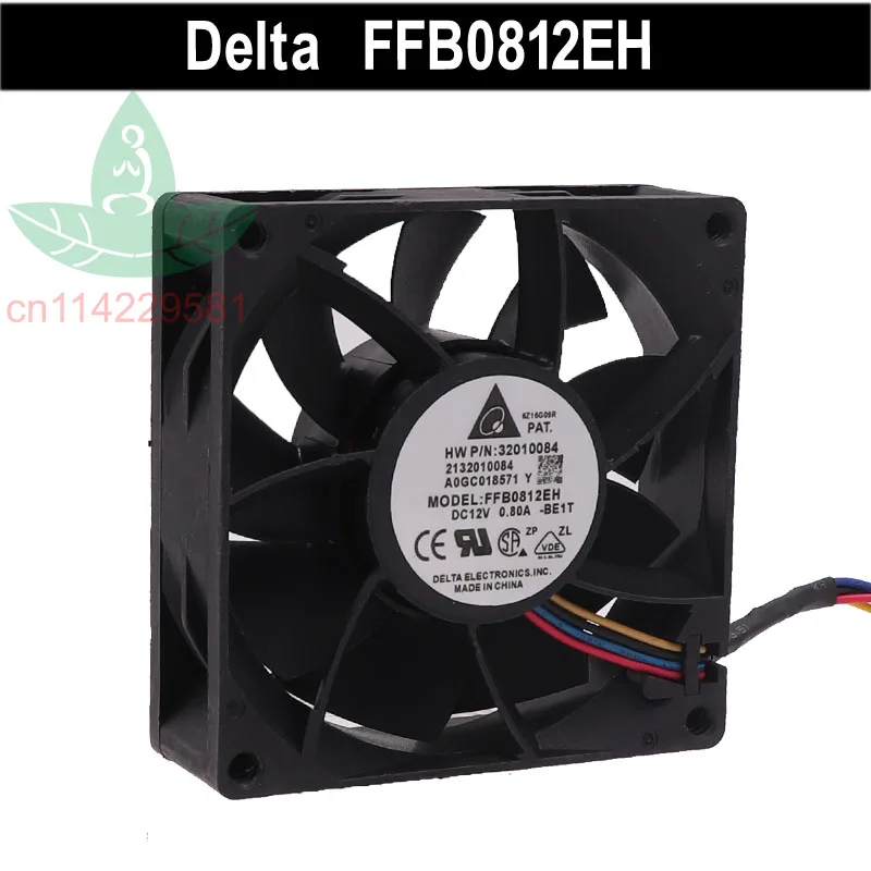 

Новый двухшариковый Вентилятор Для Delta FFB0812EH 80*80*25 мм 12 В 0,80 А