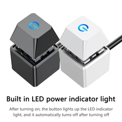 1pcs Computer Desktop Switch 1.8m LED Lights PC Motherboard External Start Power On/Off Button Extension Cable for Home Office