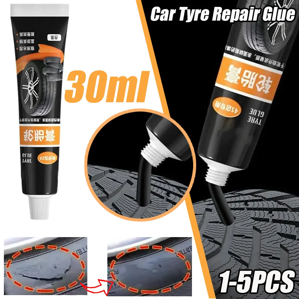 

Car Tyre Repair Glue Cars Organizer Necessary Strong Viscosity Wear-resistant Tyre Puncture Patching Glue Auto Repair Tool