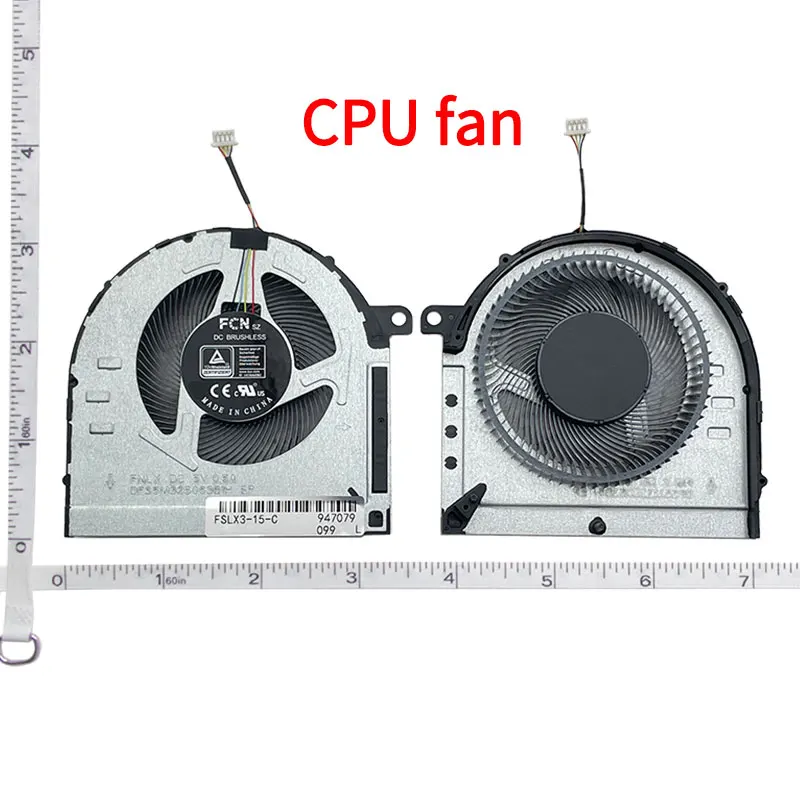 Laptop Cpu Gpu Cooling Fan For Lenovo Ideapad Gaming 3-15ACH6 3-15IHU6 15IAH6 5H40S20431 FNLY DFS5K12B159A1H FNLX DFS5M325063B1