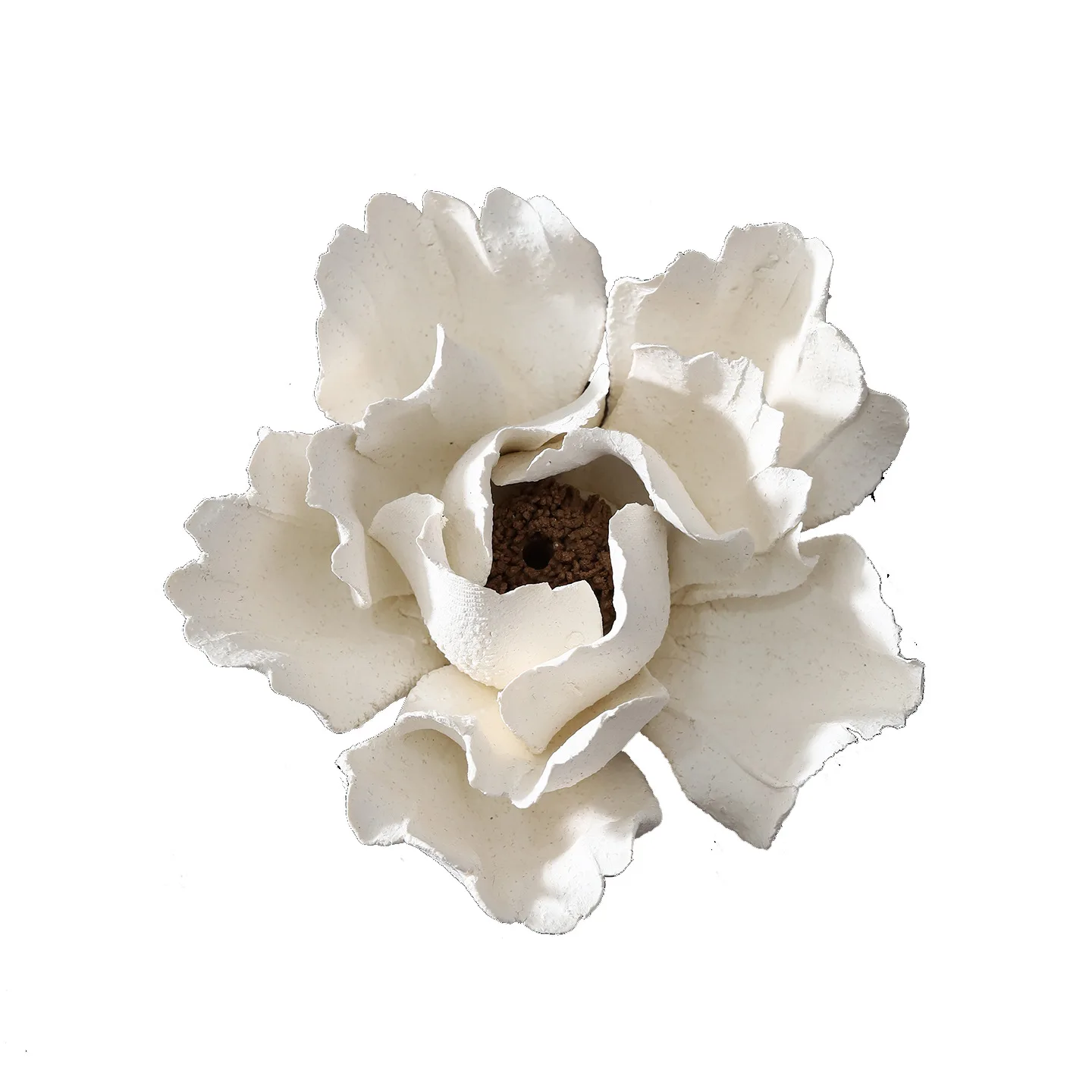 PYJ hand-squeezed ceramic flower thread fragrance insert Chinese fragrance diffuser wabi sandy wind advanced sense ornament