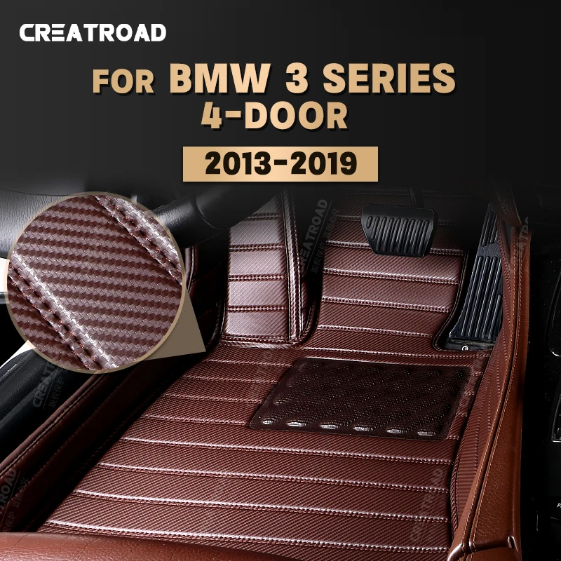 

Коврики из углеродного волокна на заказ для BMW 3 серии (4 двери) 2013-2019 14 15 16 17 18 Ковер Авто Аксессуары для интерьера