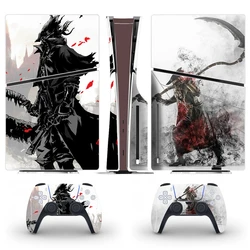 Game Bloodborne PS5 Slim Disc Skin Sticker for Console & 2 Controllers Decal Vinyl Protective PS5 Slim Disk Skins