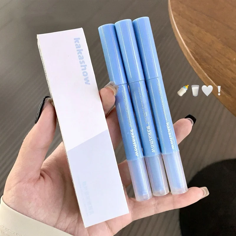 Novo corretivo facial loção caneta 2g cobertura completa de longa duração à prova dwaterproof água brilho cobrindo círculos de olho preto marcas de acne maquiagem