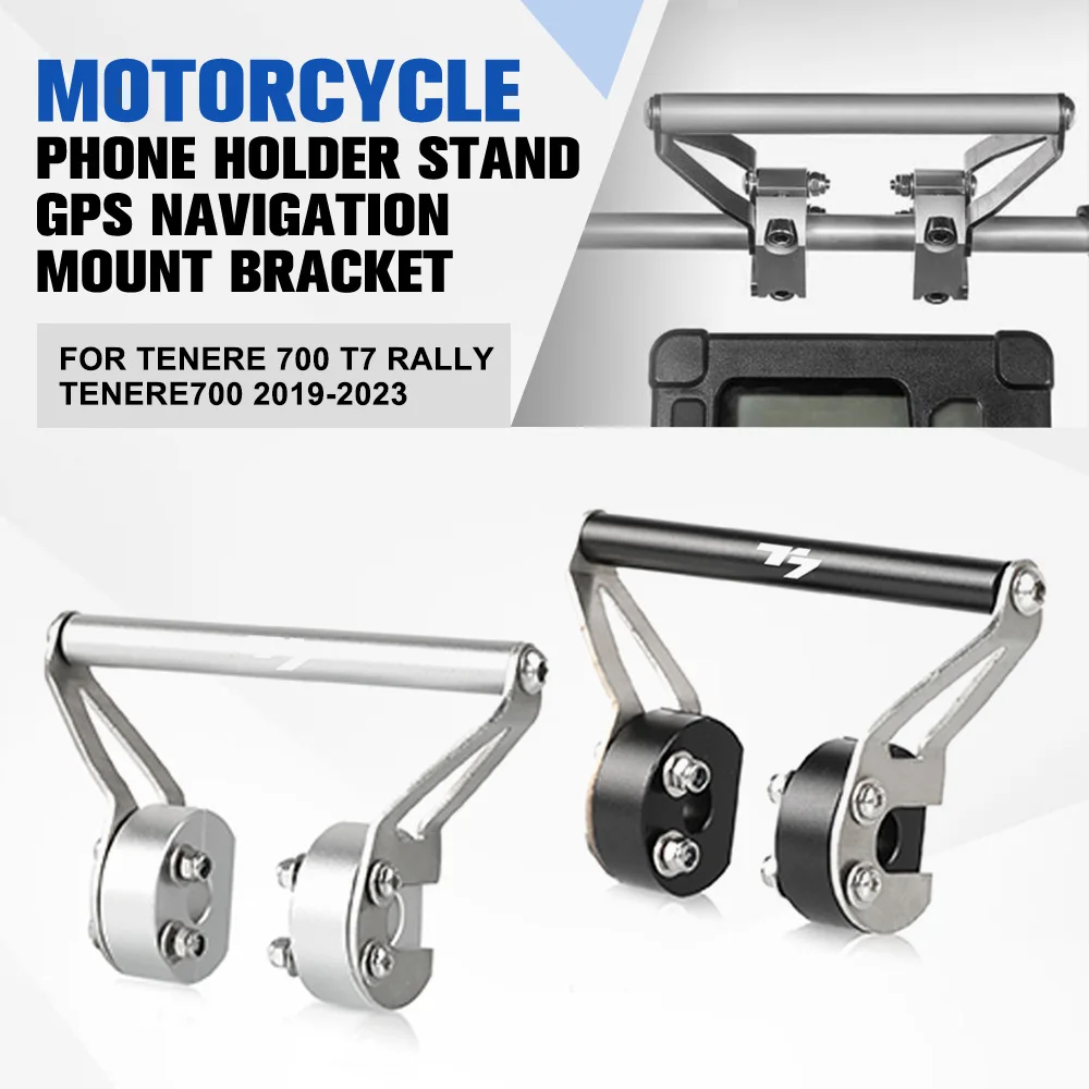 

Navigation Bracket Holder Phone GPS Mount Stand Adapter For Yamaha Tenere 700 T7 Rally Tenere700 2019-2023 XTZ700 /XT700Z Tenere