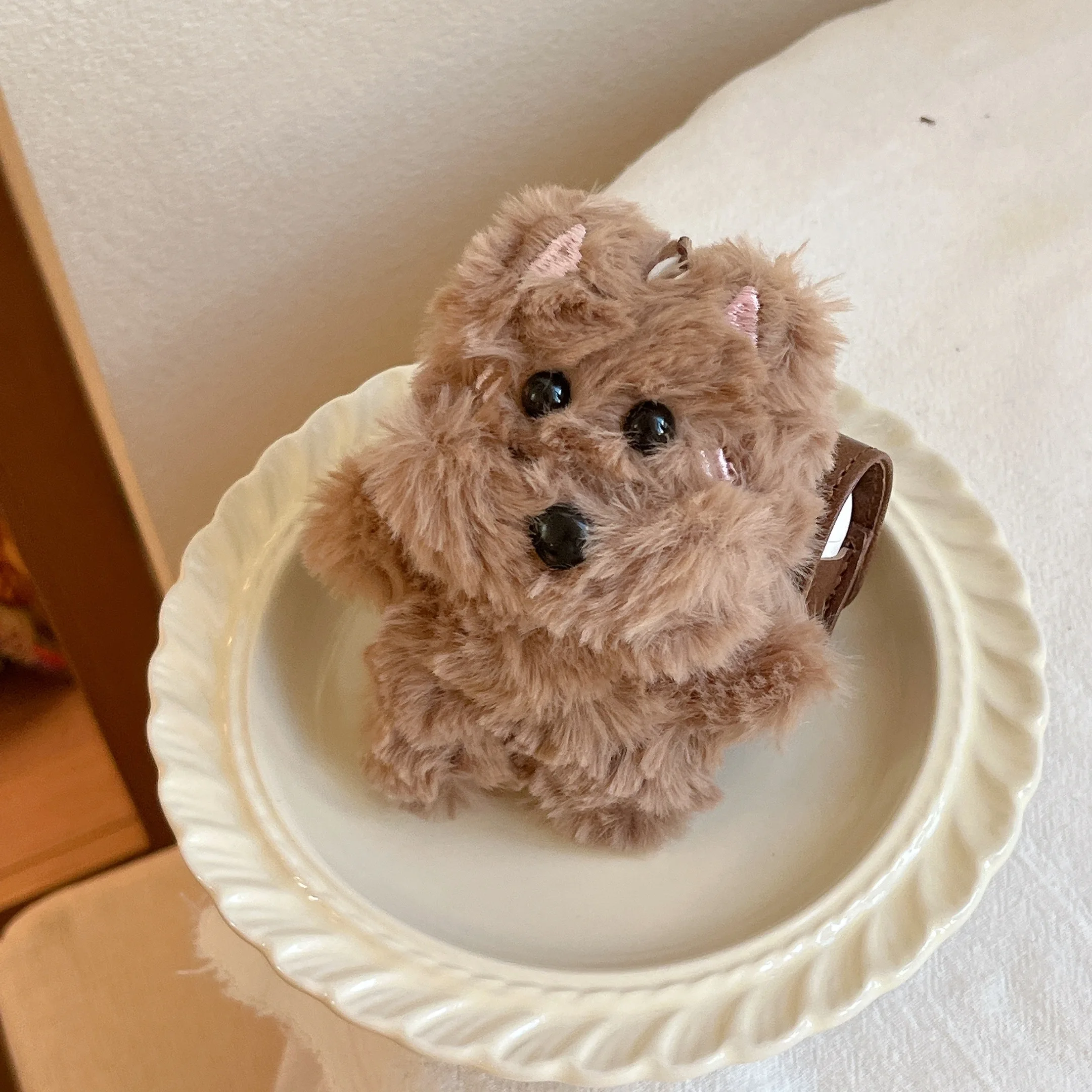 

Plush doll Earphone Case For Airpods 4 2 3 Pro 2 3 Cute West Highland White Terrier Wireless Bluetooth Headset Protective Cover