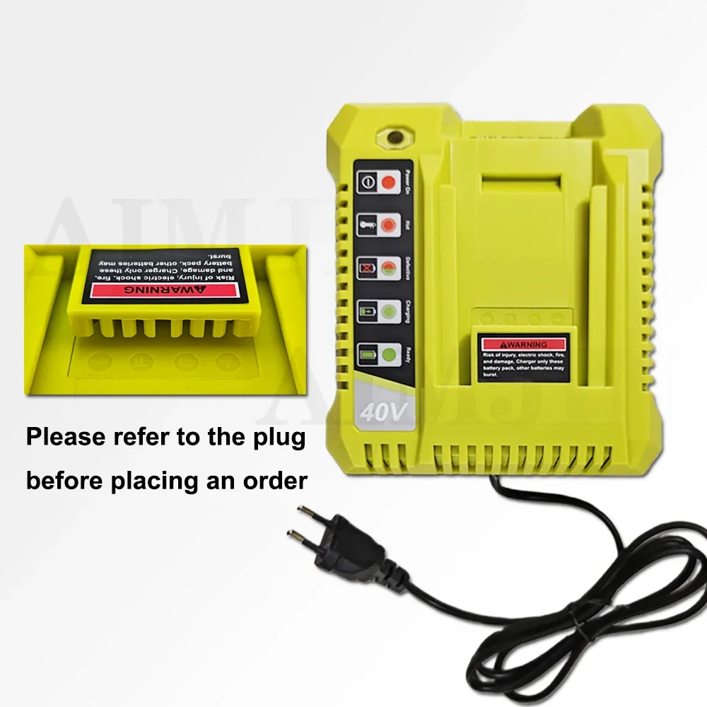 Battery Charger For Ryobi 36V/40V Li-ion BPL3626 BPL3640 OP4040 BCL3620