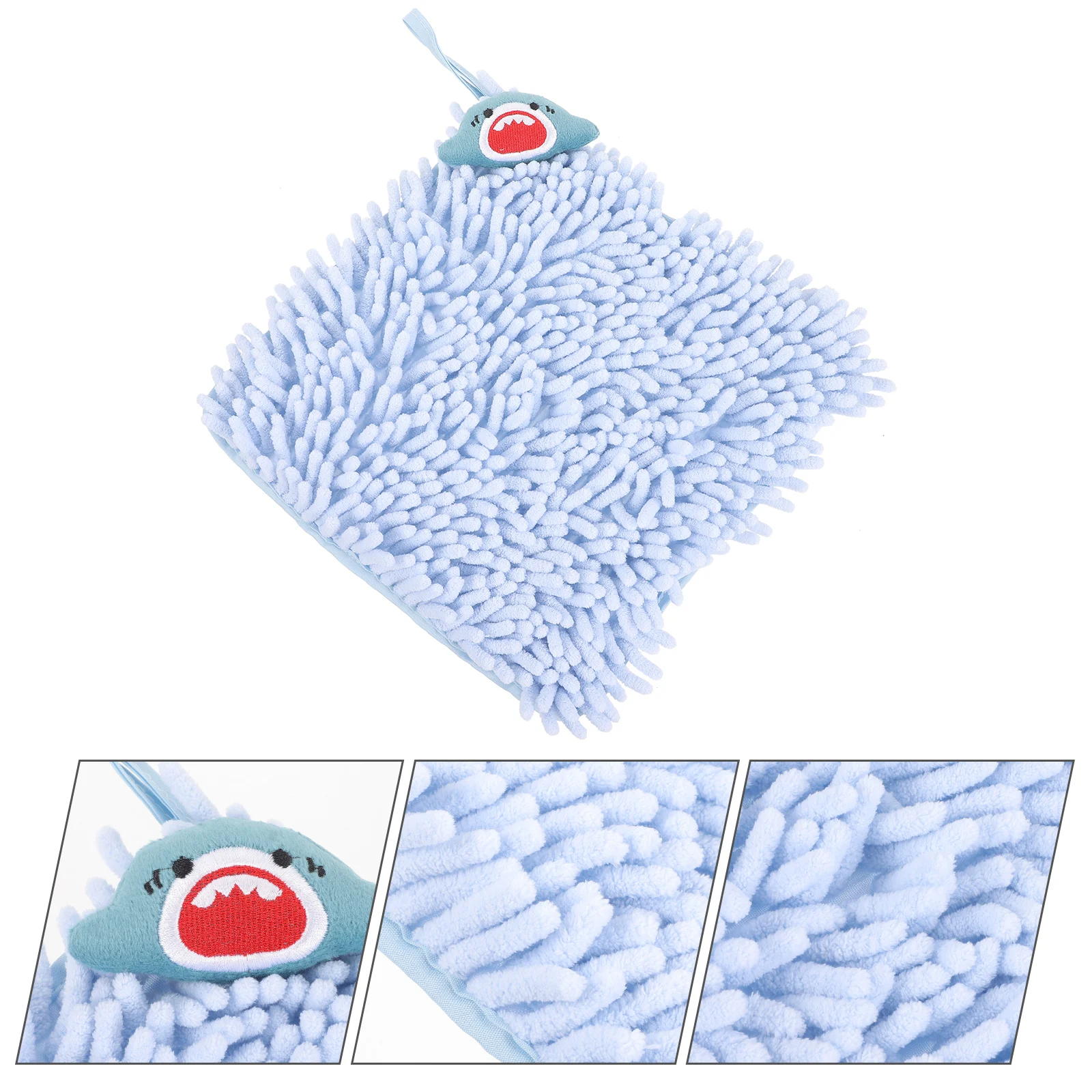 Small Hand Towels for Kitchen Chenille Water Absorbing Absorbent Fuzzy Bathroom