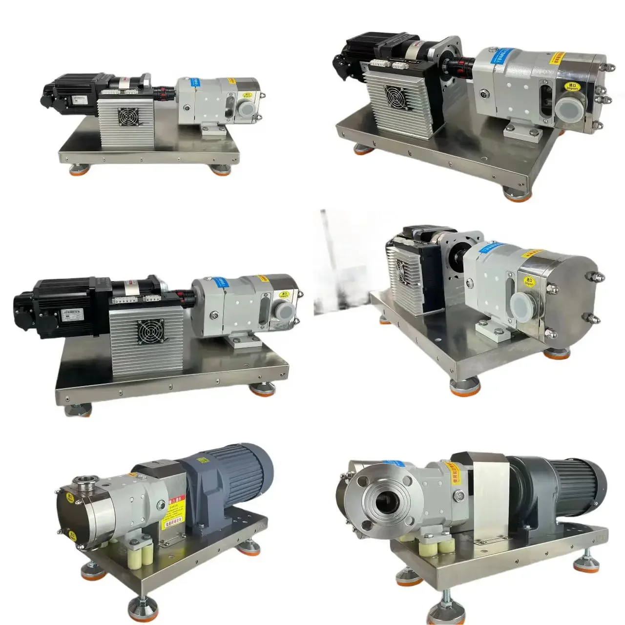 Electric High Viscosity Semi-Automatic Lobe Pump Filling Machine AC Optimized Rotor Transfer Pump Dressing Oil   OEM