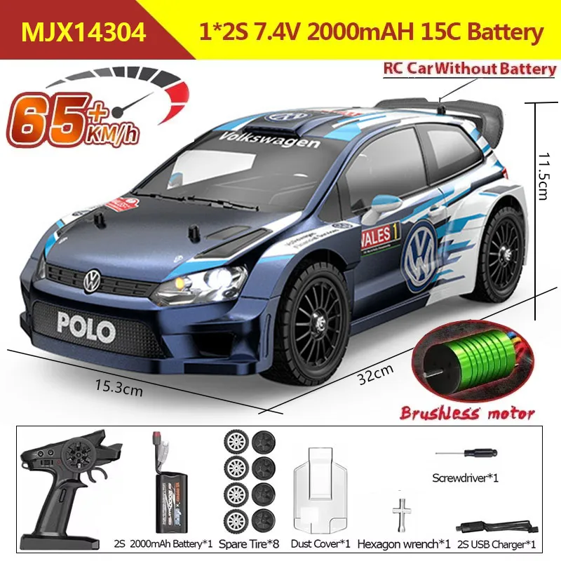 Hyper Go MJX 14301 14302 14303 1/14 4WD RC Car 65km/h Brushless 2.4G Remote Control Car Off-road High Speed RC Cars Truck Toy image 3