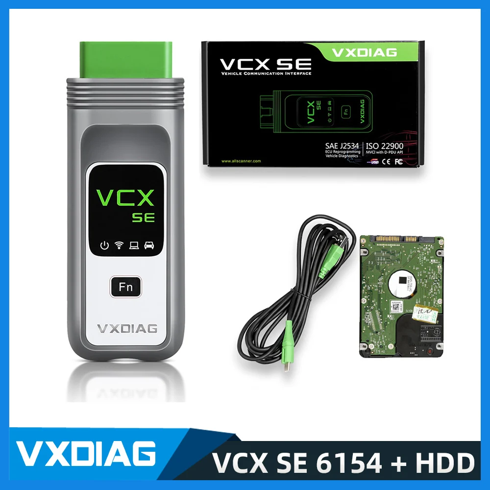 

Диагностический инструмент VXDIAG VCX SE 6154 OBD2 для VW Audi Skoda с 500G V11.0 программным жестким диском и поддержкой Wi-Fi