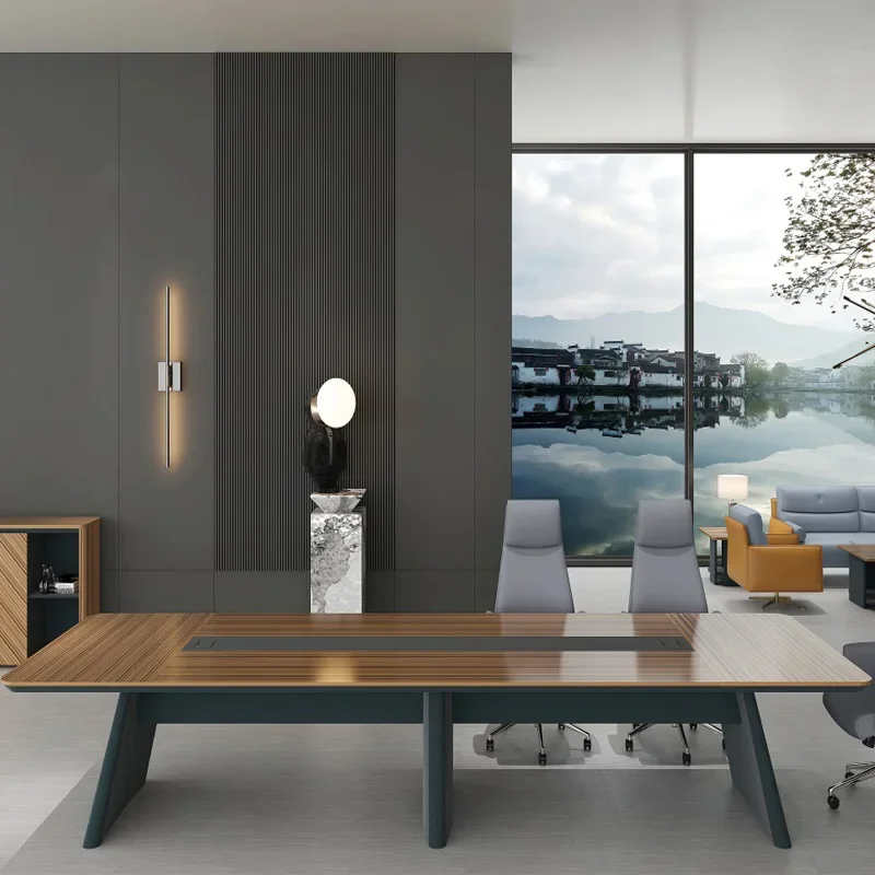 

#Luxury Meeting Room Modern Office Conference Table MDF Office Furniture Executive Director CEO Meeting Table.