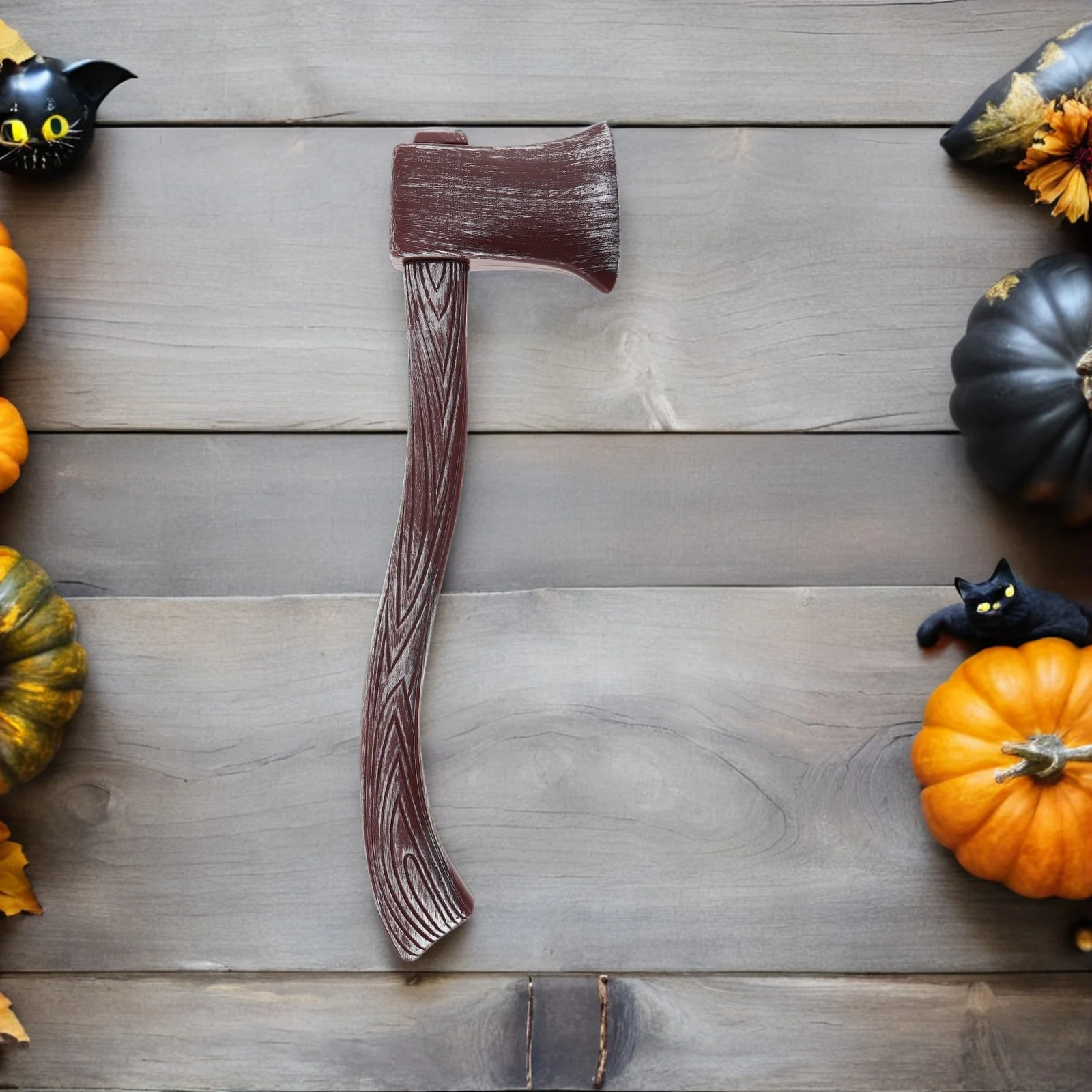 2 قطعة فأس القراصنة الدعائم البلاستيكية تصميم واقعي للهالوين تأثيري مرحلة الأداء الزخرفية وهمية الفأس لمستلزمات الحفلات و