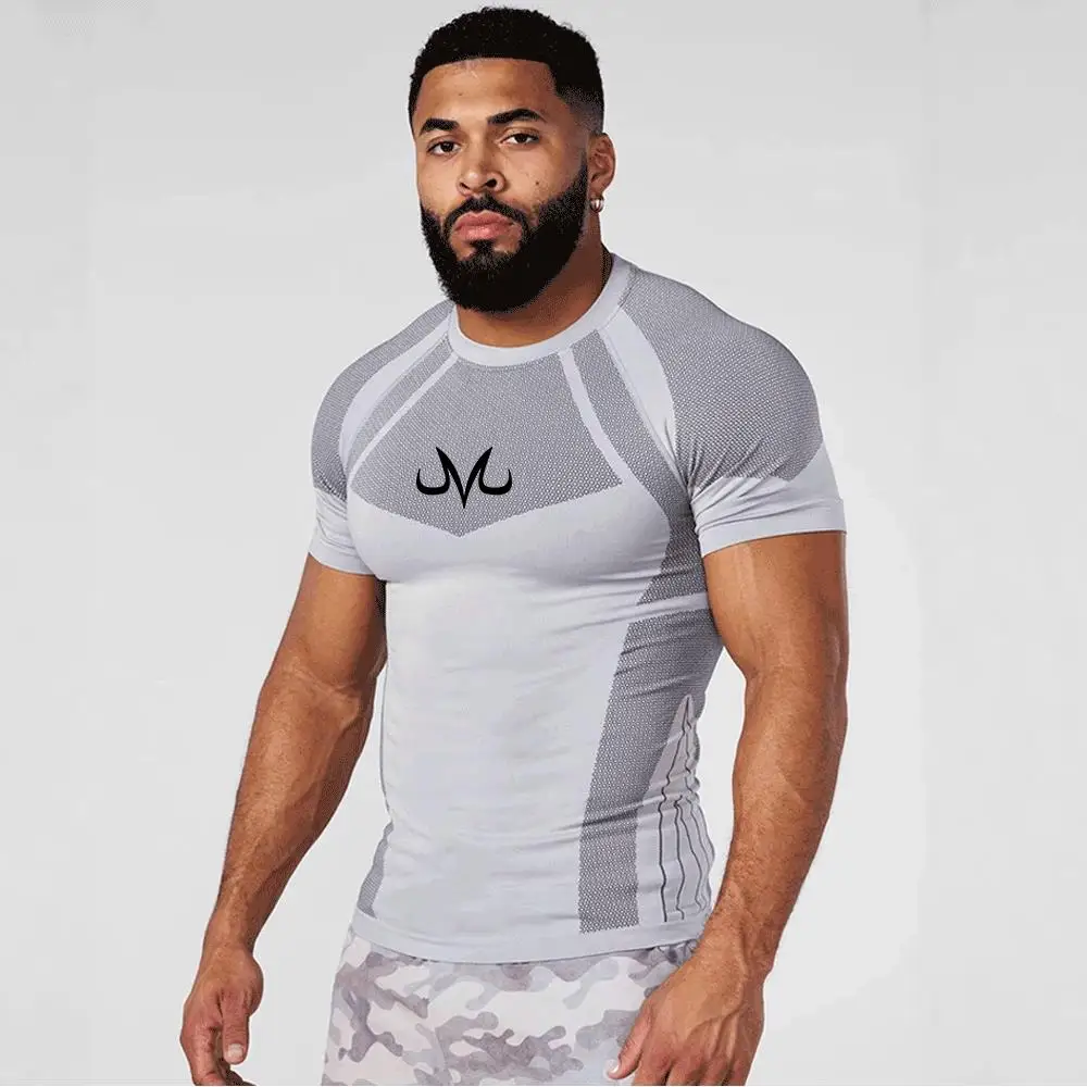 Men's T-shirts Compression Clothing Gym Sports Outdoor Training T-shirt Running Exercise Speed Ventilate Tops  Lightweight Tees