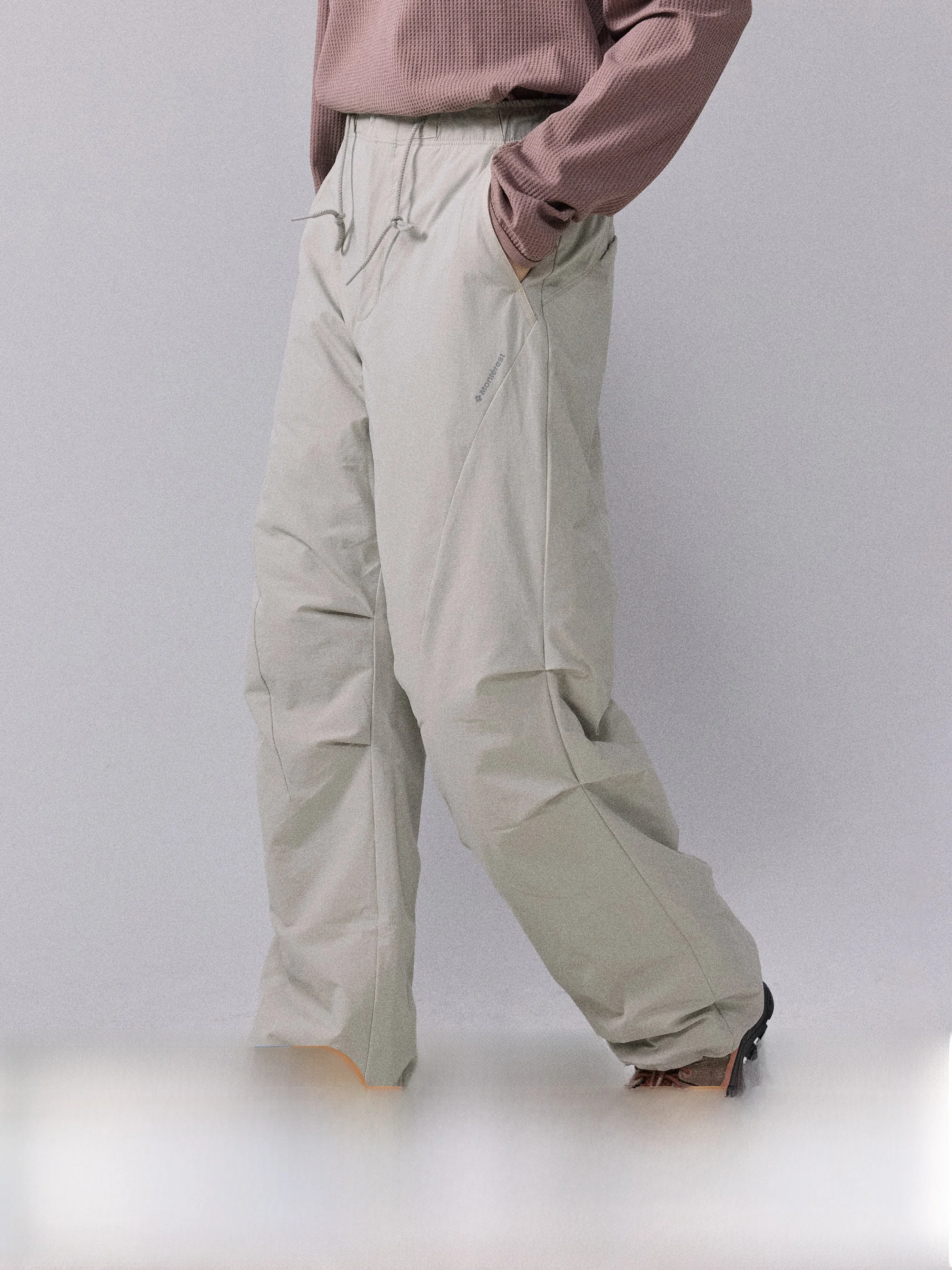 

Outdoor Windproof Water-resistant Warm P-Cotton Dstring Workwear Cotton Pants Casual Pants Youth Autumn Winter Nylon Fabric