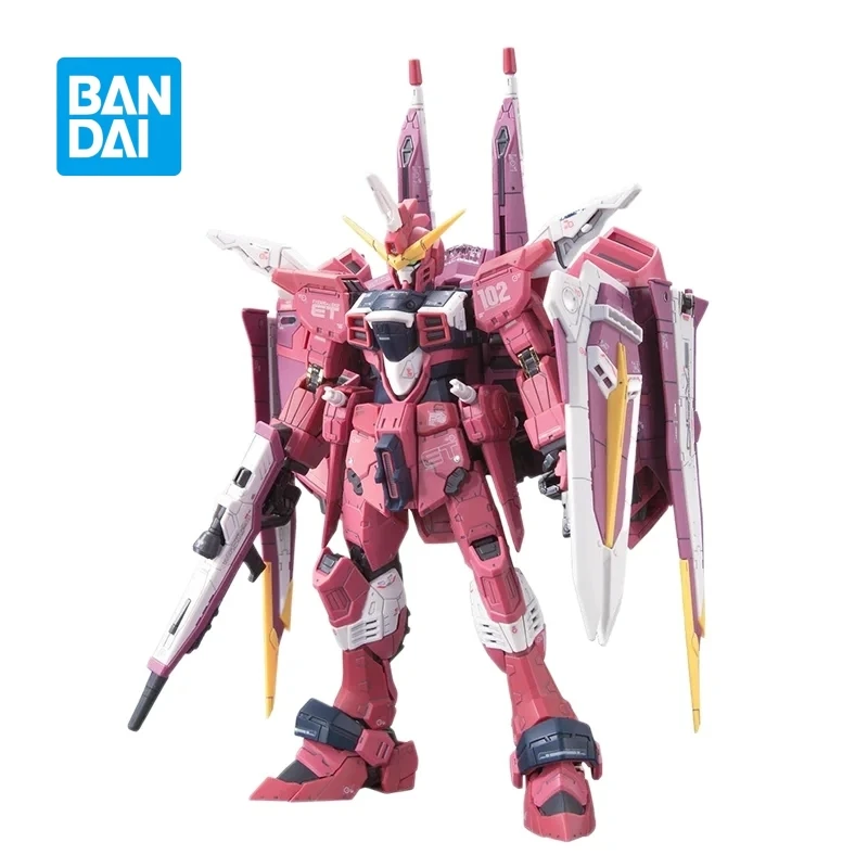 

Genuine Bandai Anime JUSTICE GUNDAM RG 1/144 Assembled Model Toy Movable Doll Gift Collection Ornaments for Boys and Children